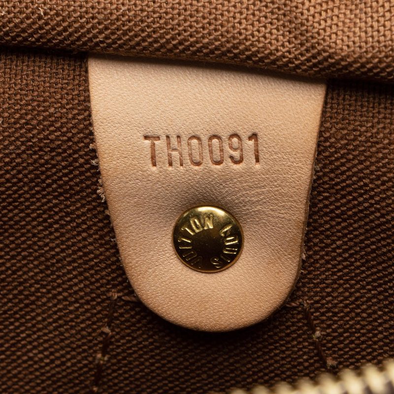 Louis Vuitton Vintage Monogram Canvas Speedy 30 Satchel (SHF-gWwiX8) - Image 5
