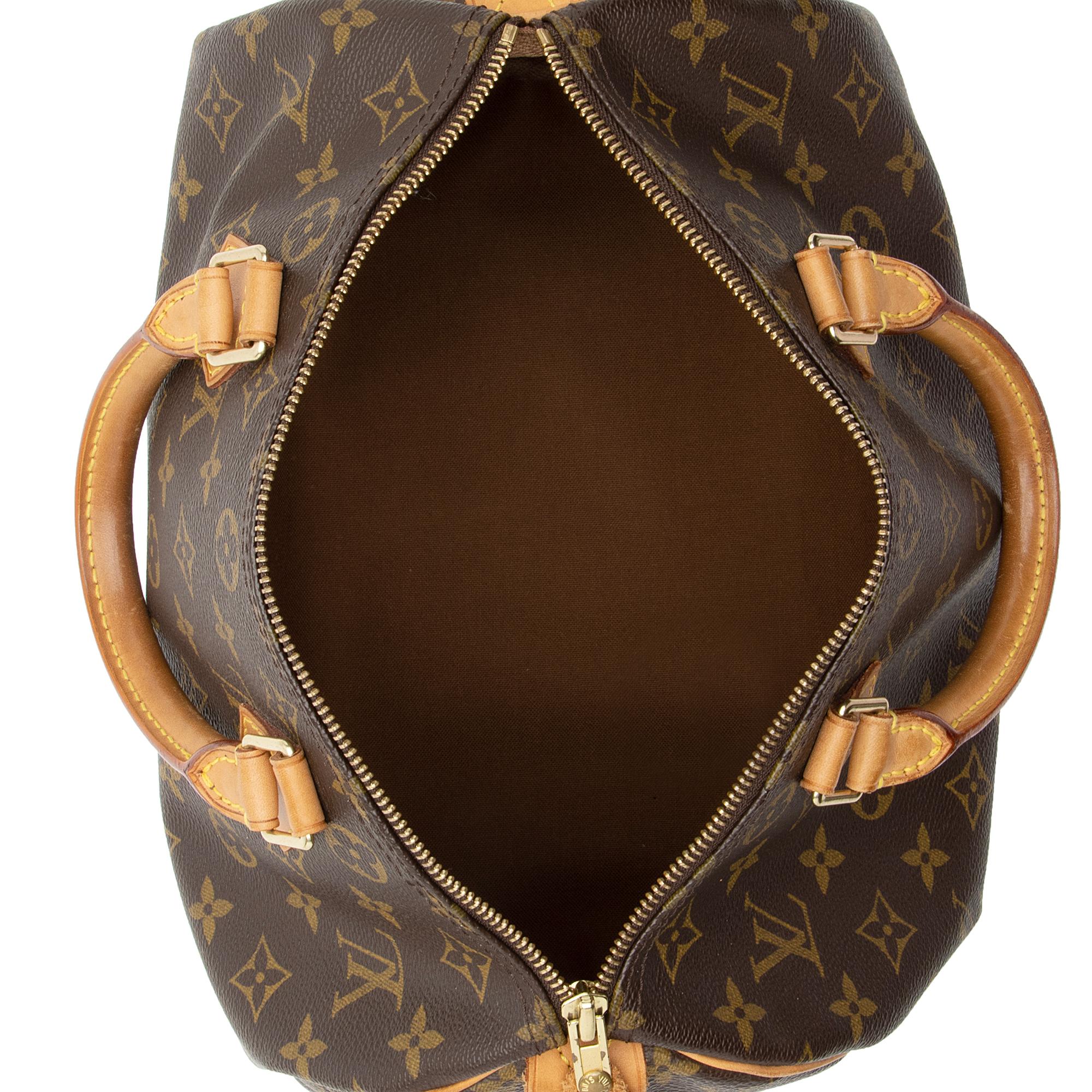 Louis Vuitton Vintage Monogram Canvas Speedy 30 Satchel (SHF-gWwiX8) - Image 6