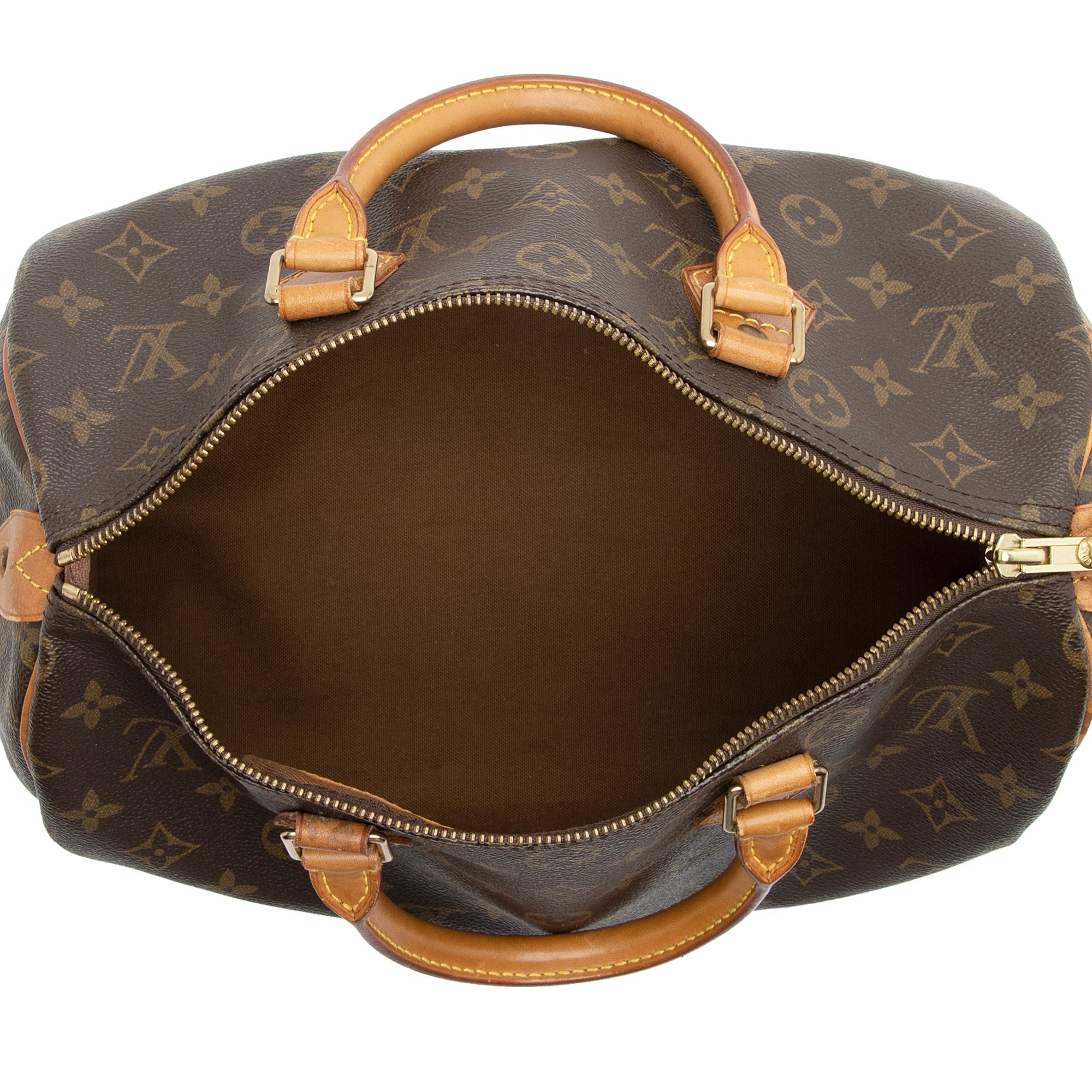 Louis Vuitton Vintage Monogram Canvas Speedy 30 Satchel (SHF-JYOyfJ) - Image 6