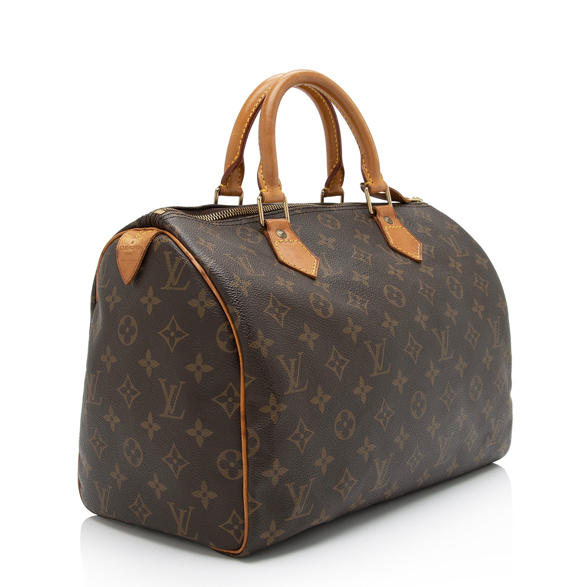 Louis Vuitton Vintage Monogram Canvas Speedy 30 Satchel (SHF-JYOyfJ)