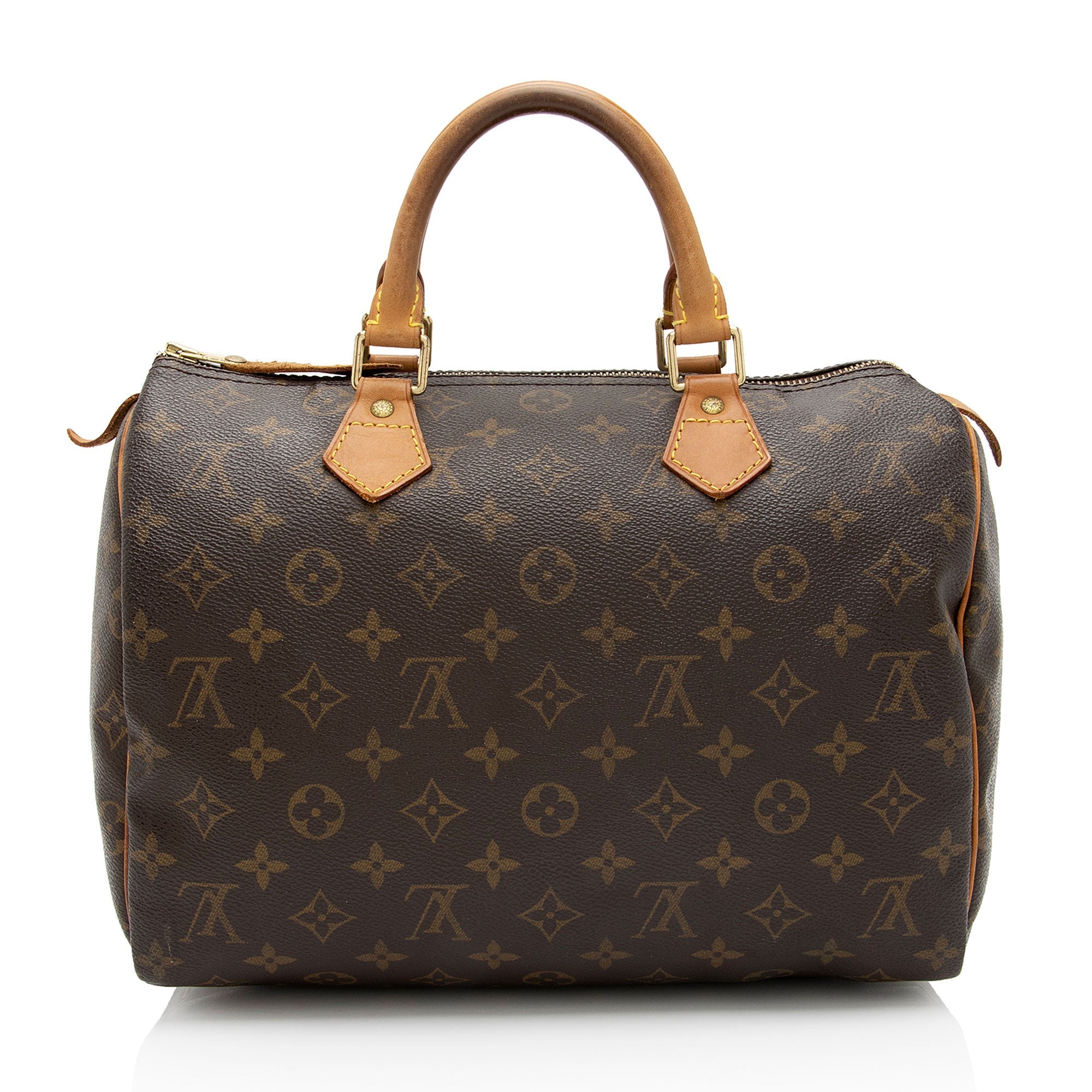 Louis Vuitton Vintage Monogram Canvas Speedy 30 Satchel - Image 2