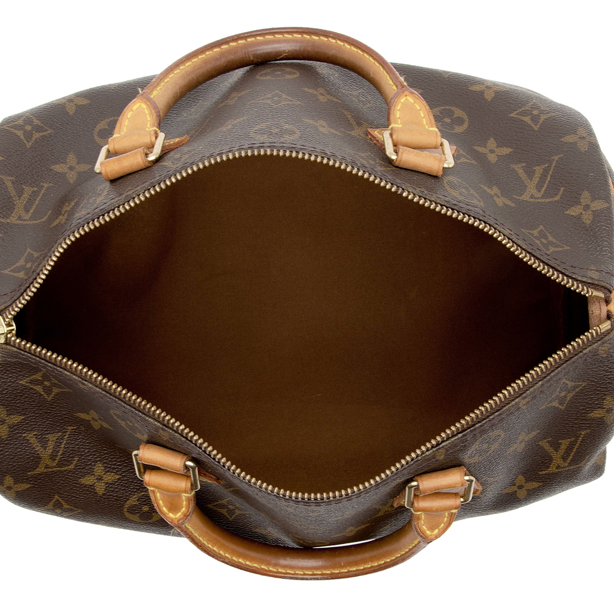Louis Vuitton Vintage Monogram Canvas Speedy 30 Satchel - Image 6