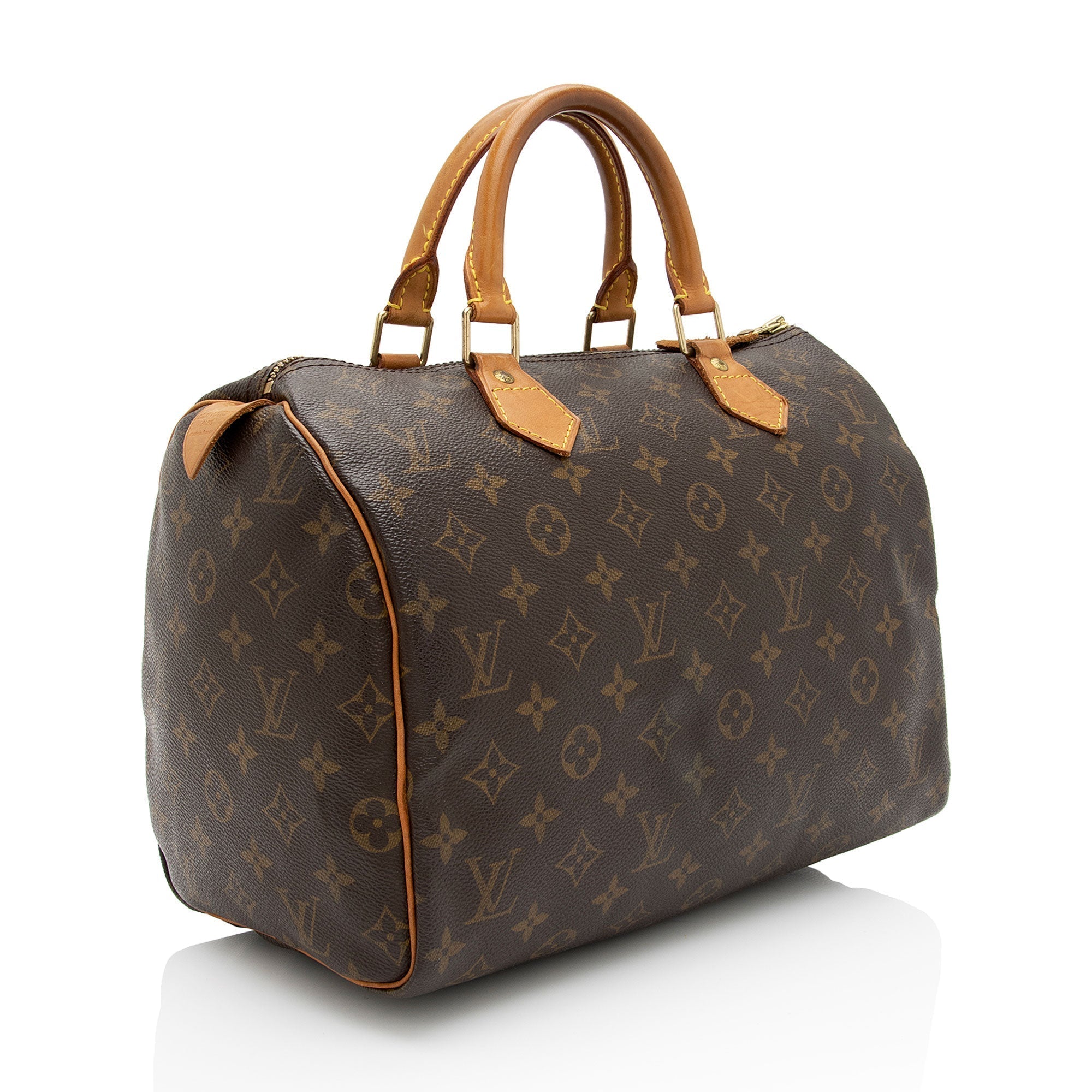 Louis Vuitton Vintage Monogram Canvas Speedy 30 Satchel