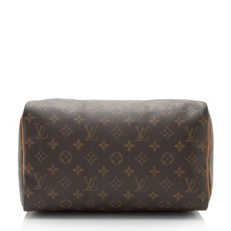 Louis Vuitton Vintage Monogram Canvas Speedy 30 Satchel (SHF-Lkta84) - Image 3