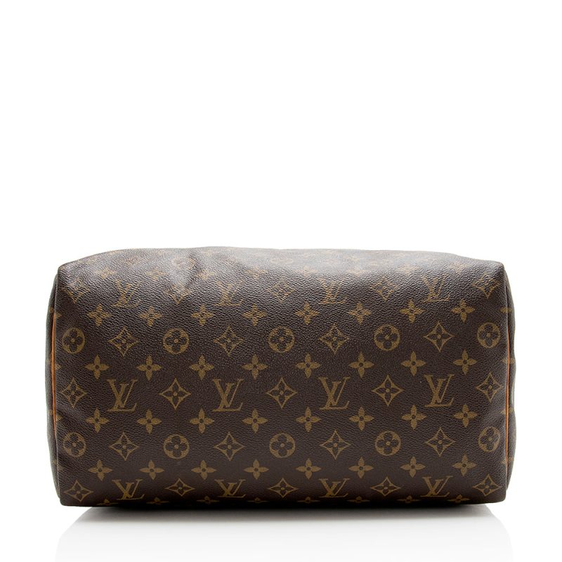 Louis Vuitton Vintage Monogram Canvas Speedy 35 Satchel (SHF-15810) - Image 3