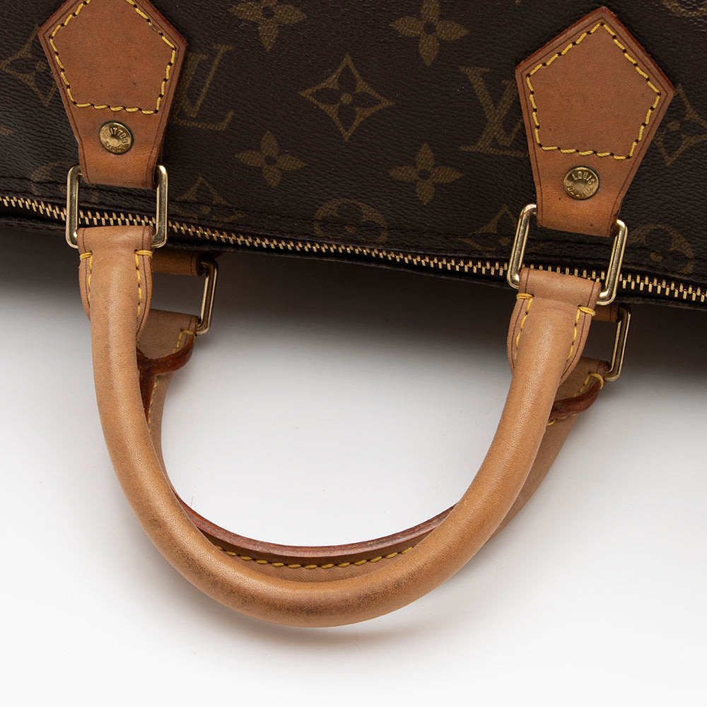 Louis Vuitton Vintage Monogram Canvas Speedy 35 Satchel (SHF-16148) - Image 9