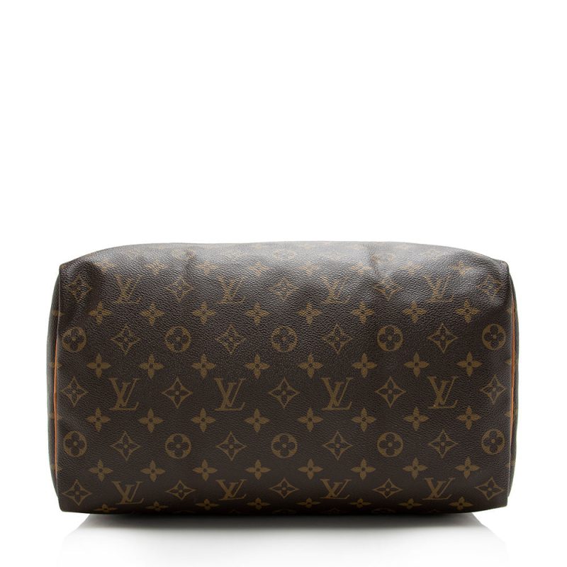 Louis Vuitton Monogram Canvas Speedy 35 Satchel (SHF-16728) - Image 3