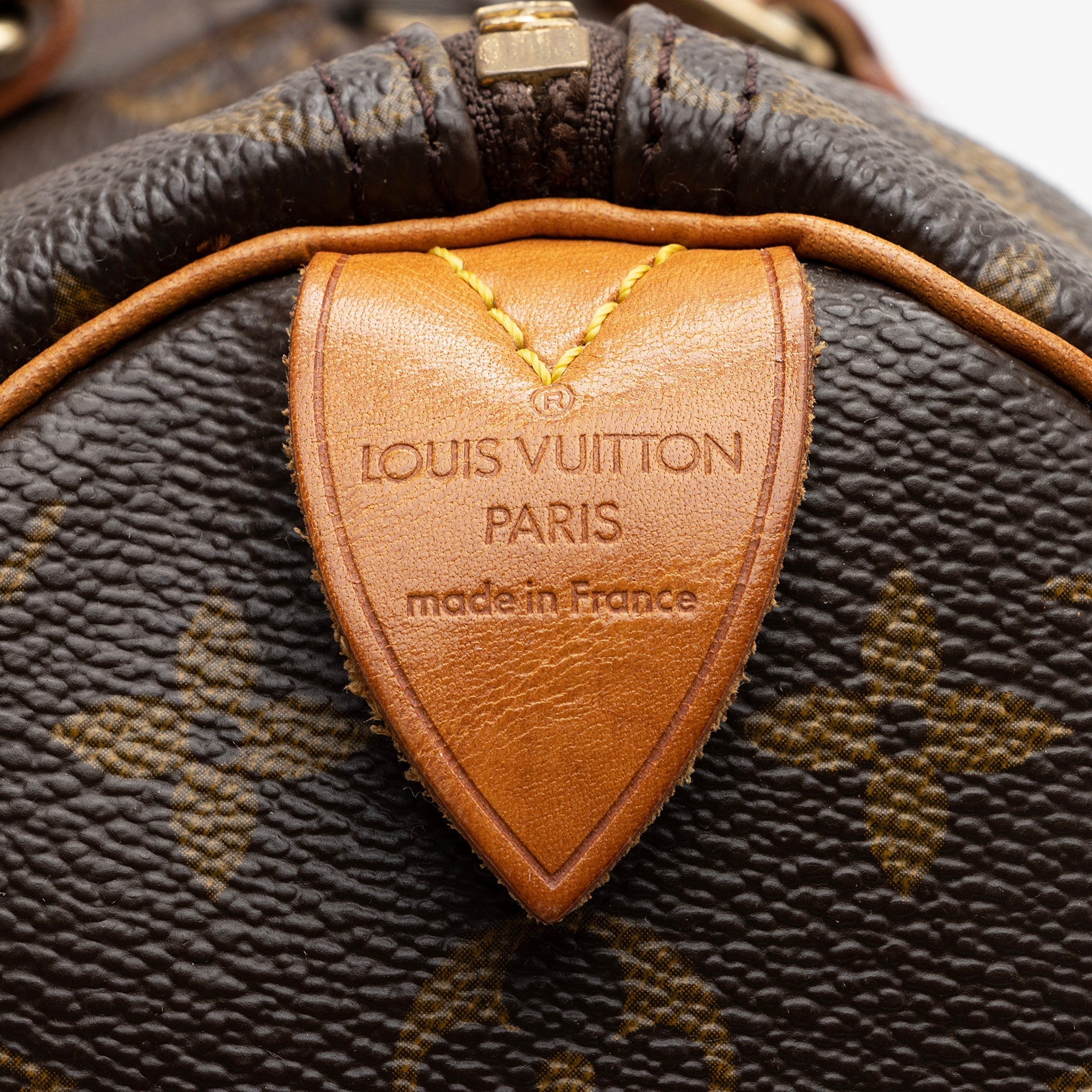 Louis Vuitton Vintage Monogram Canvas Speedy 35 Satchel (SHF-22734) - Image 7