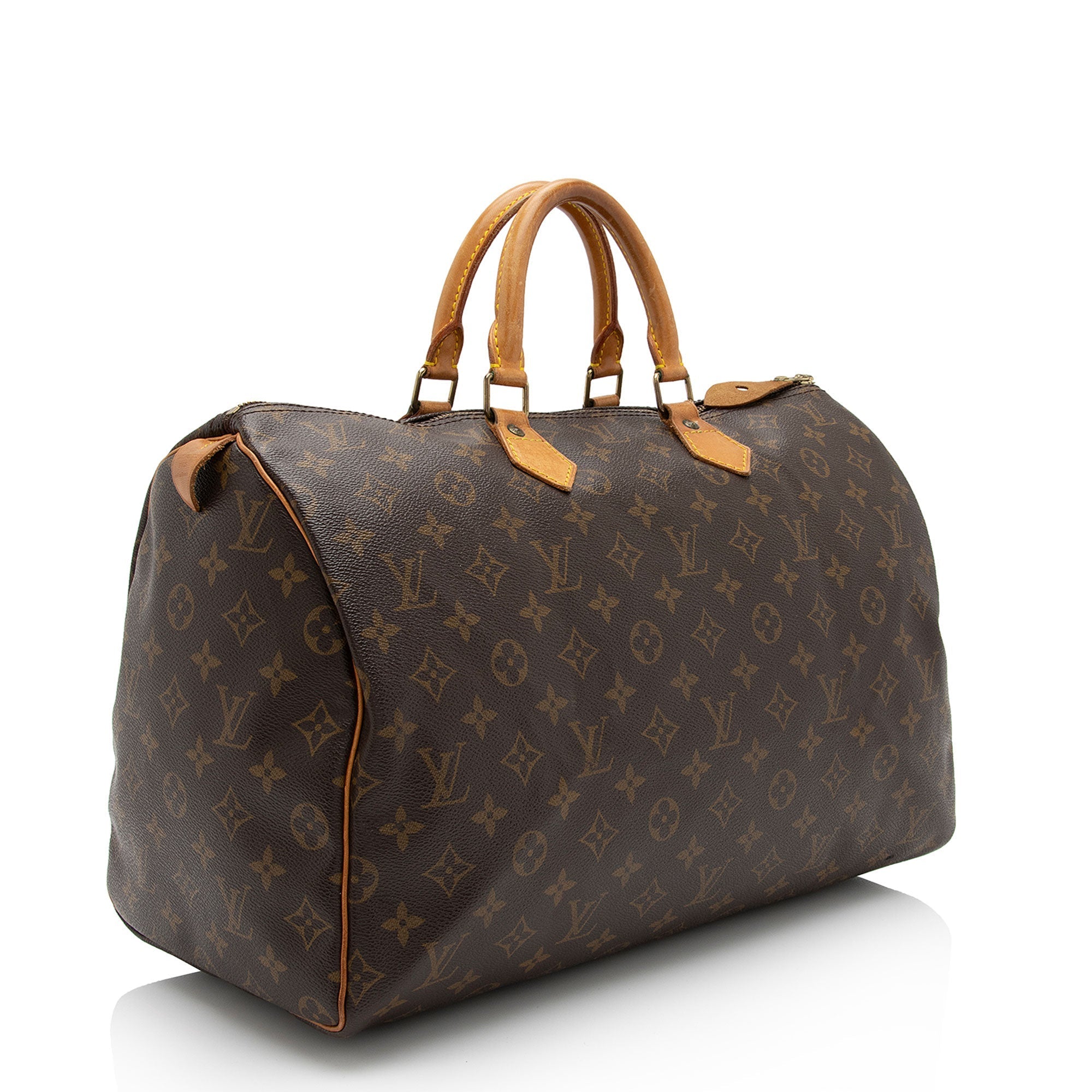 Louis Vuitton Vintage Monogram Canvas Speedy 40 Satchel (SHF-ztojms)