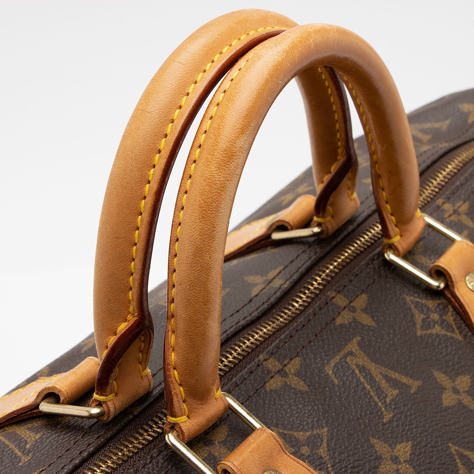 Louis Vuitton Vintage Monogram Canvas Speedy 40 Satchel (SHF-uE7Gjr) - Image 9