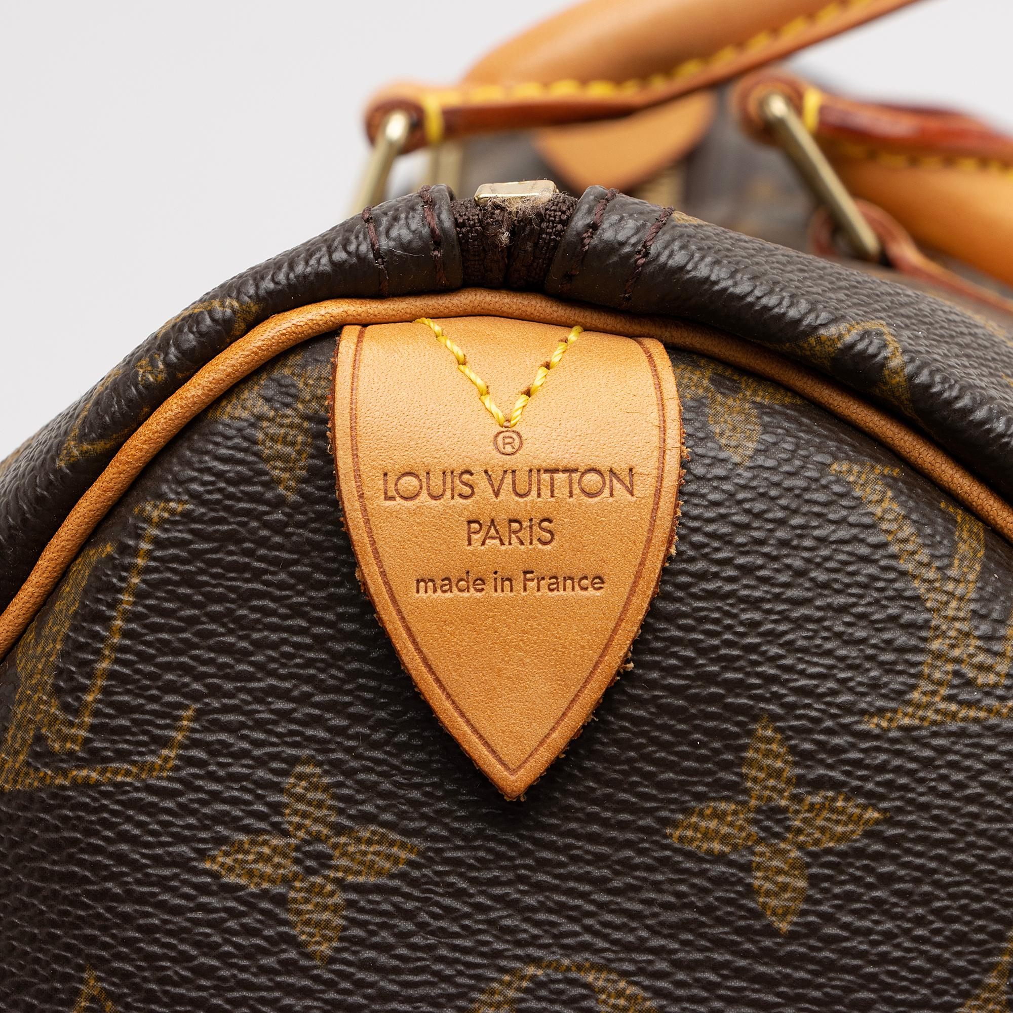 Louis Vuitton Vintage Monogram Canvas Speedy 40 Satchel (SHF-rntbZz) - Image 7
