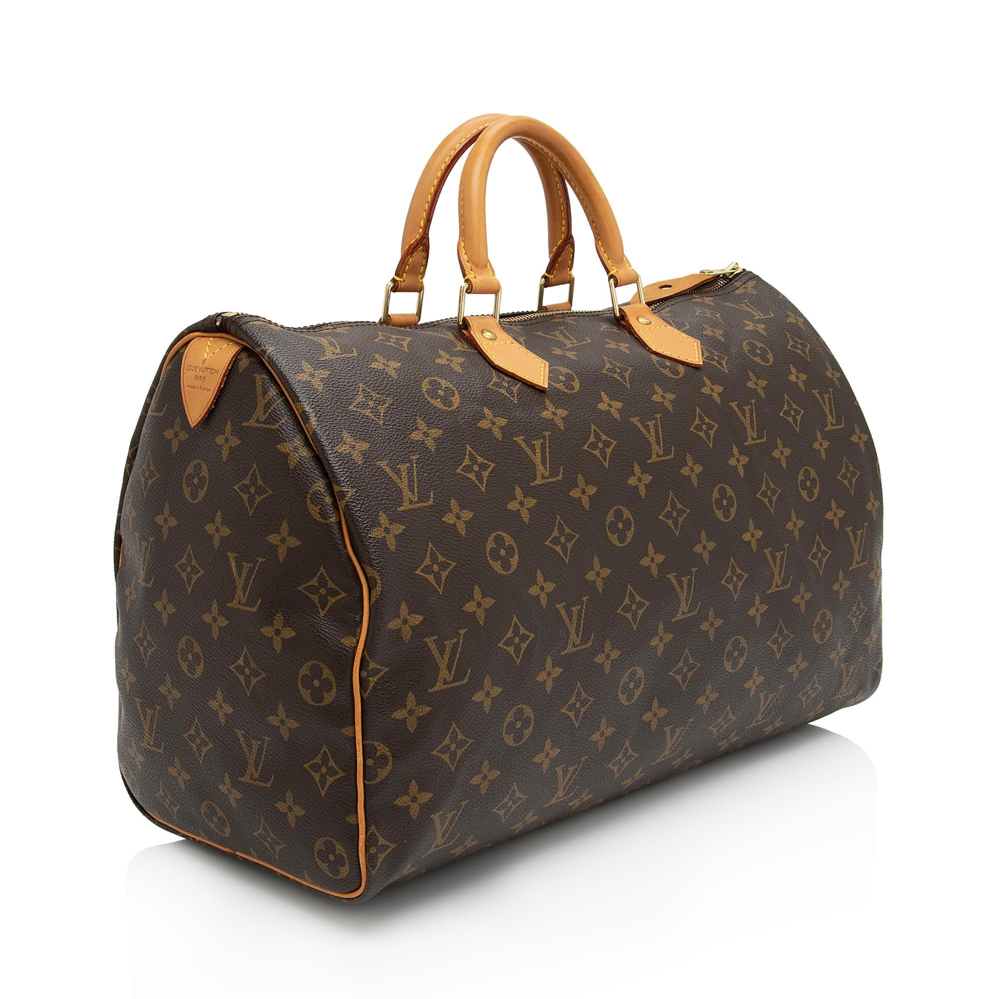 Louis Vuitton Vintage Monogram Canvas Speedy 40 Satchel (SHF-rntbZz)