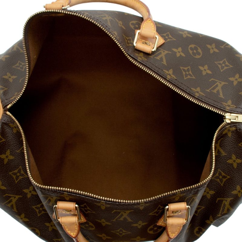 Louis Vuitton Vintage Monogram Canvas Speedy 40 Satchel (SHF-eyYBWC) - Image 6