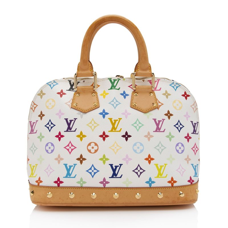 Louis Vuitton Vintage Monogram Multicolore Alma Satchel (SHF-00m4tM) - Image 2