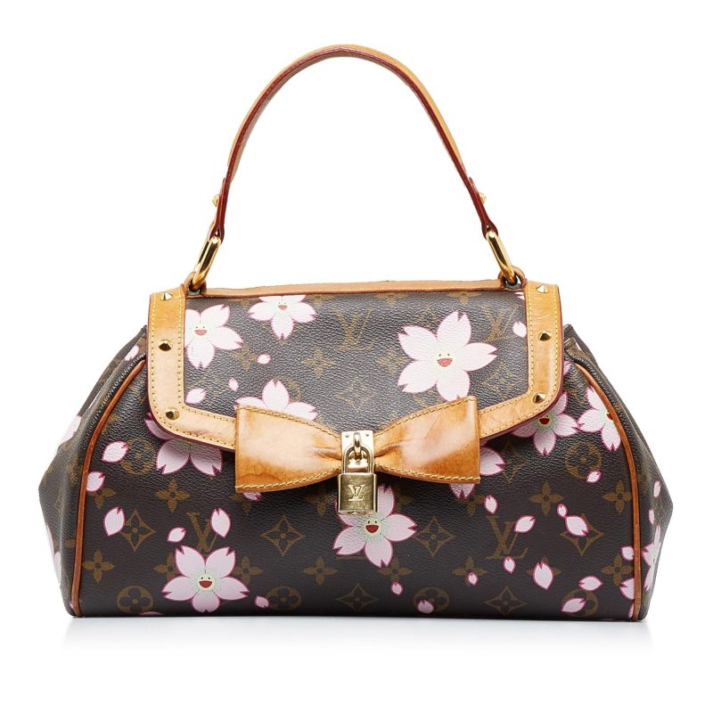 Louis Vuitton x Takashi Murakami Monogram Cherry Blossom Sac Retro (SHG-dTVIxu) - Image 10