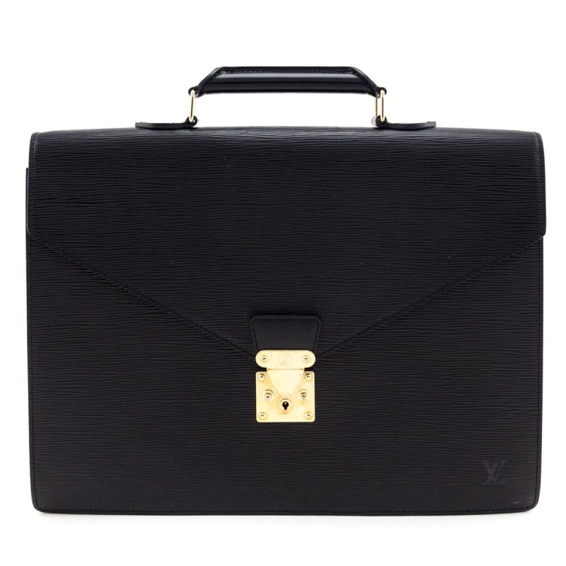 Louis Vuitton Black Epi Leather Pochette Accessoires