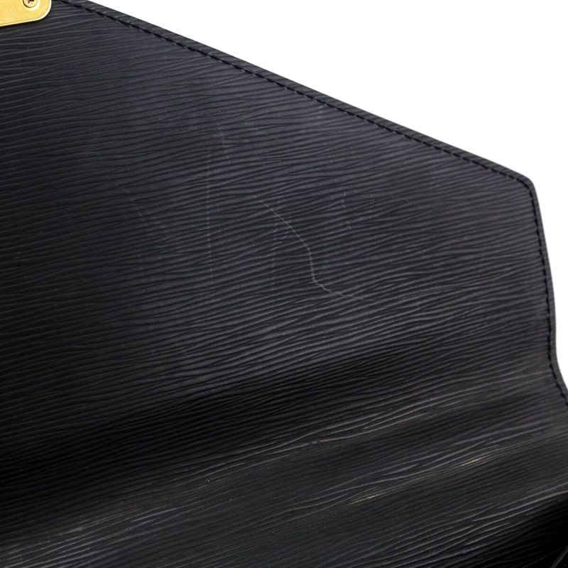 Louis Vuitton Black Epi Leather Pochette Accessoires - Image 13