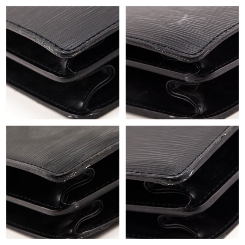 Louis Vuitton Black Epi Leather Pochette Accessoires - Image 5