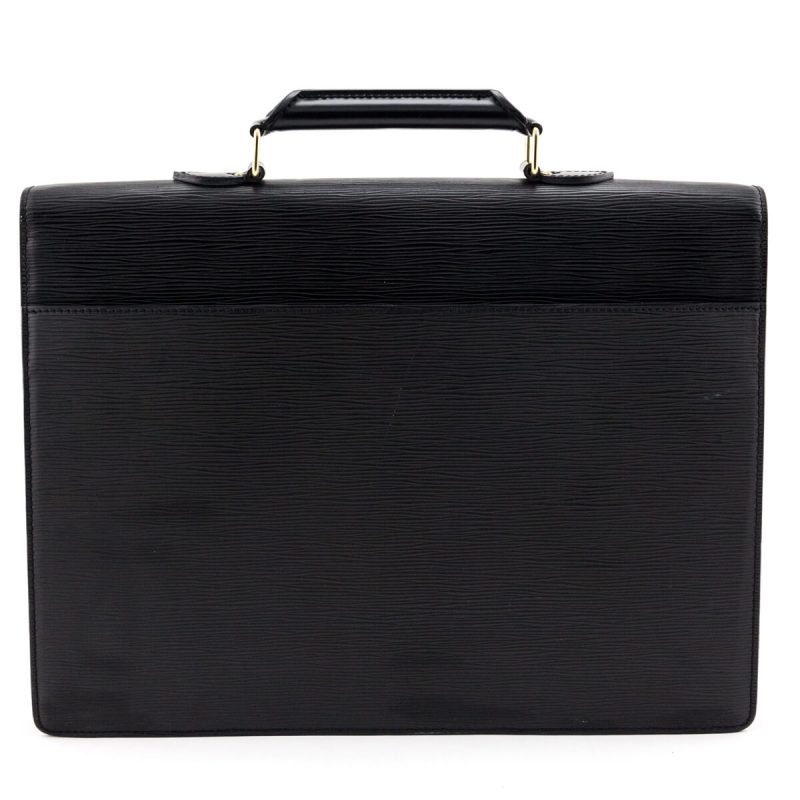 Louis Vuitton Black Epi Leather Pochette Accessoires - Image 3