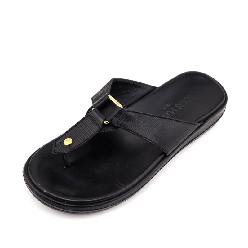 Louis Vuitton Black Epi Twist Belt Size S