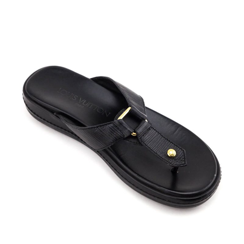 Louis Vuitton Black Epi Twist Belt Size S - Image 3