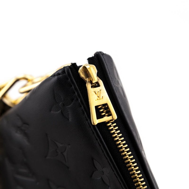 Louis Vuitton Black Monogram Embossed Luxembourg Trainer Sneaker 7 - Image 6