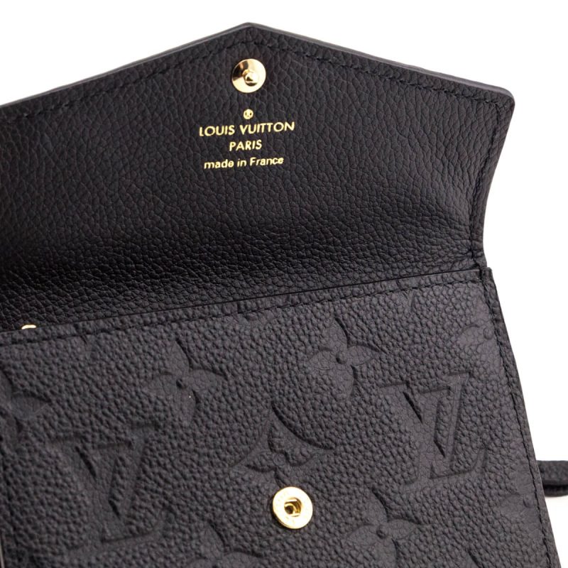 Louis Vuitton Black Monogram Empreinte Giant Neverfull Bag W- Pouch - Image 5
