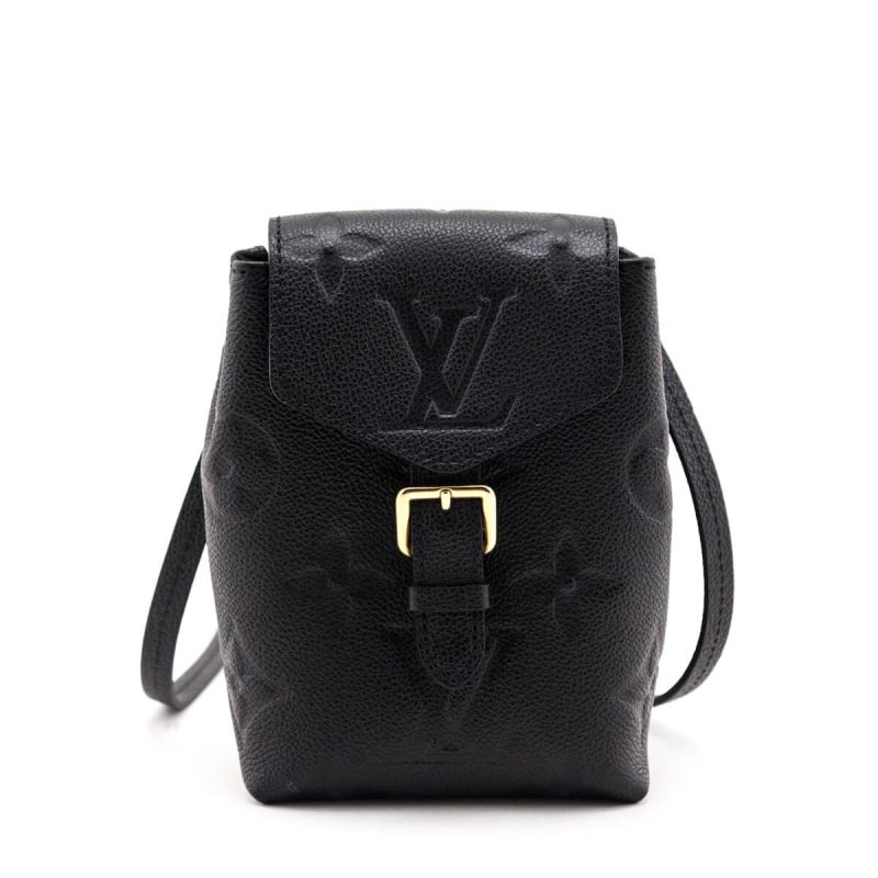 Louis Vuitton Black Monogram Empreinte Mazarine PM Bag