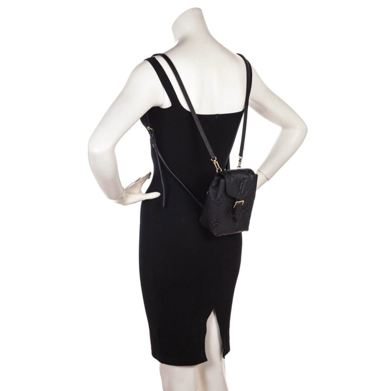 Louis Vuitton Black Monogram Empreinte Mazarine PM Bag - Image 8