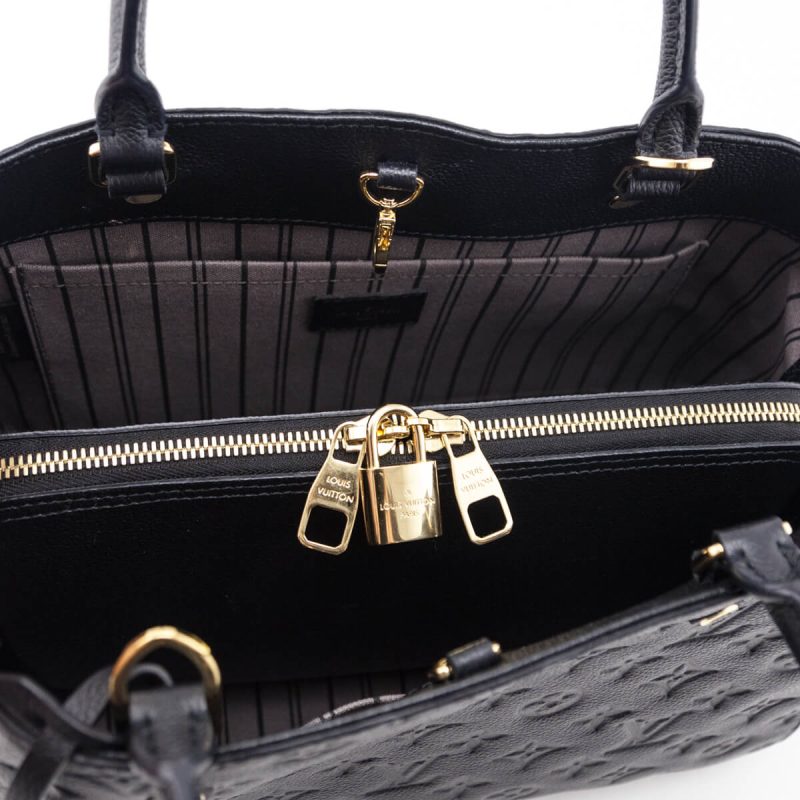 Louis Vuitton Black Monogram Empreinte Multi Pochette Accessoires - Image 6