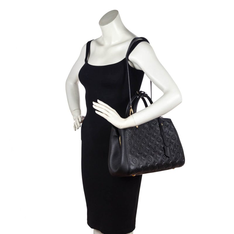 Louis Vuitton Black Monogram Empreinte Multi Pochette Accessoires - Image 10