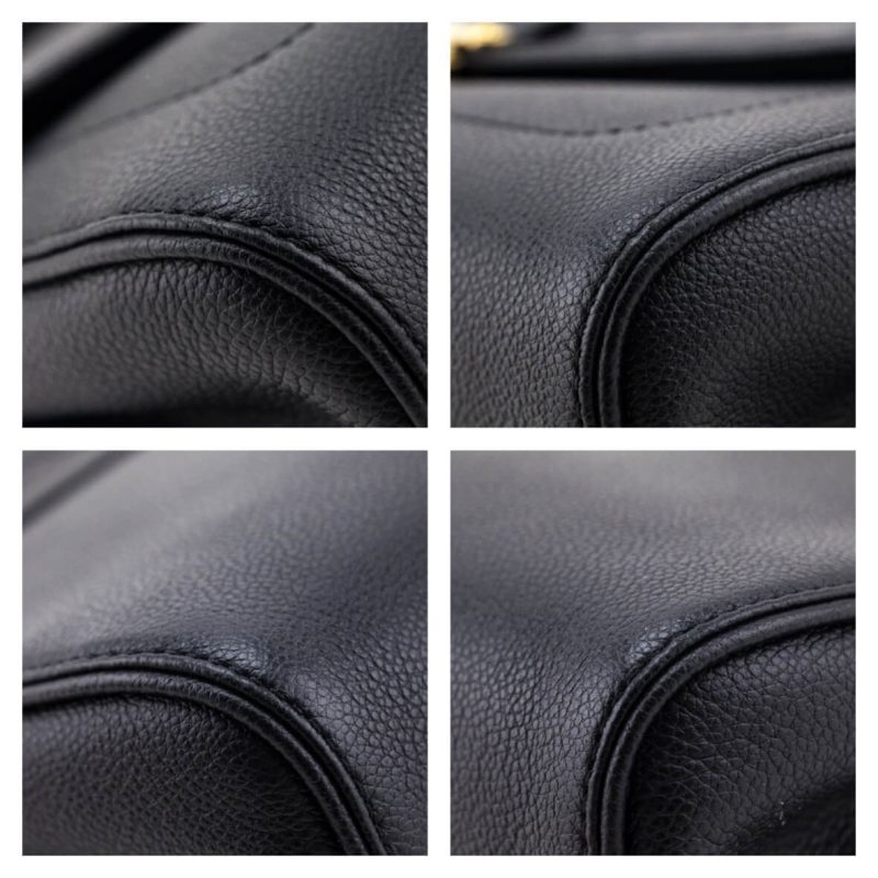Louis Vuitton Black Monogram Empreinte Saint Germain MM Bag - Image 5
