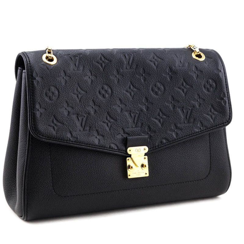 Louis Vuitton Black Monogram Empreinte Saint Germain MM Bag - Image 2