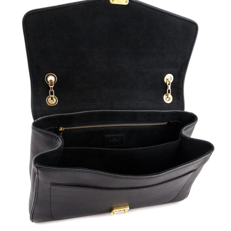 Louis Vuitton Black Monogram Empreinte Saint Germain MM Bag - Image 7