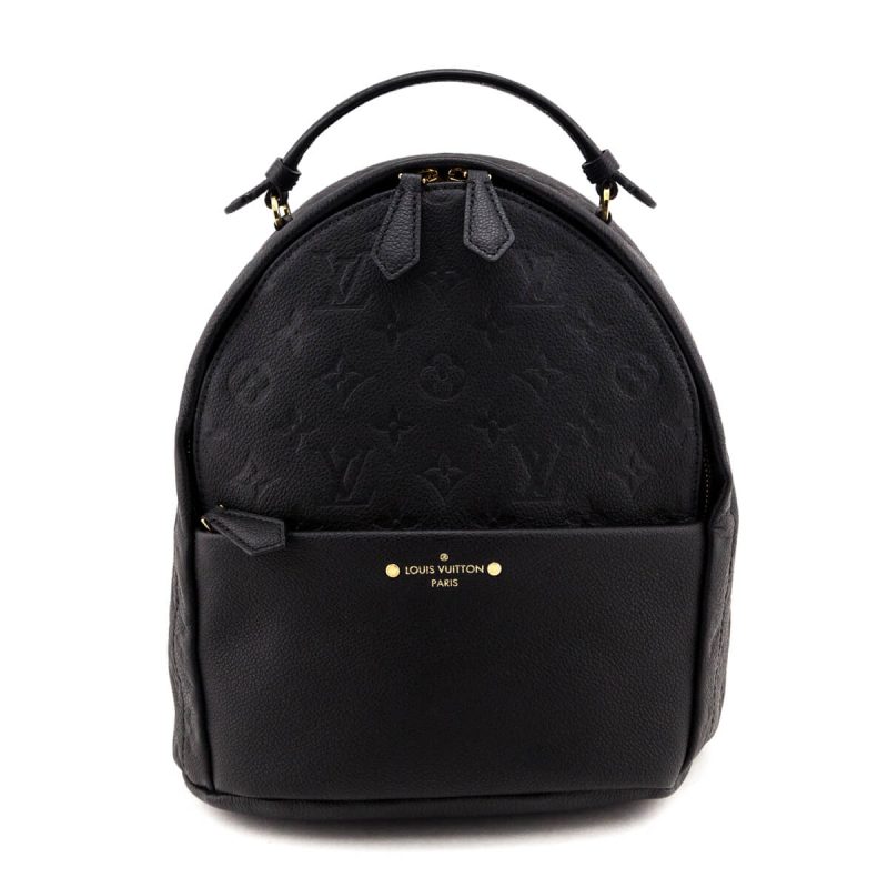 Louis Vuitton Black Monogram Empreinte Speedy 20 Bandouliere Bag