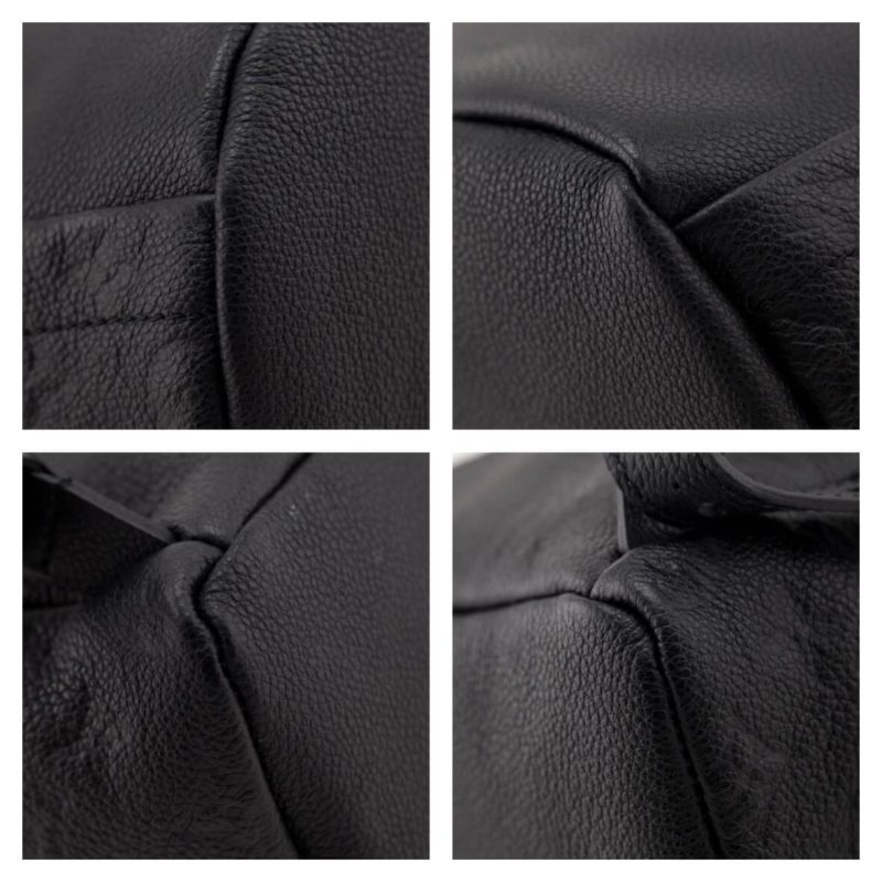 Louis Vuitton Black Monogram Empreinte Speedy 20 Bandouliere Bag - Image 5