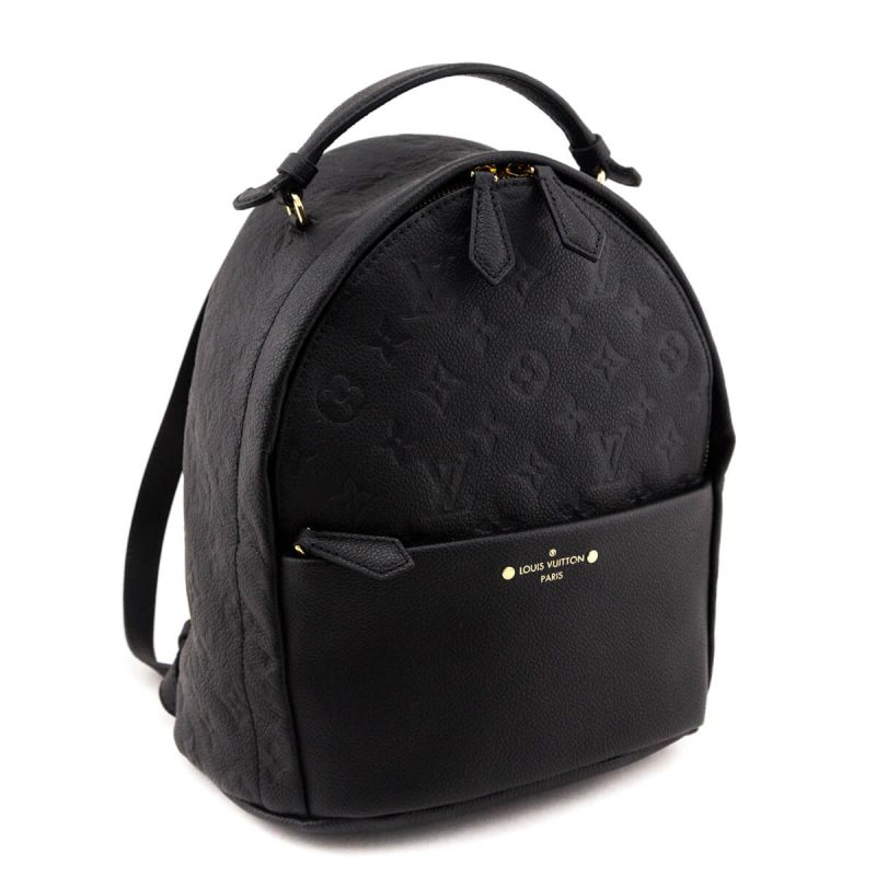 Louis Vuitton Black Monogram Empreinte Speedy 20 Bandouliere Bag - Image 2
