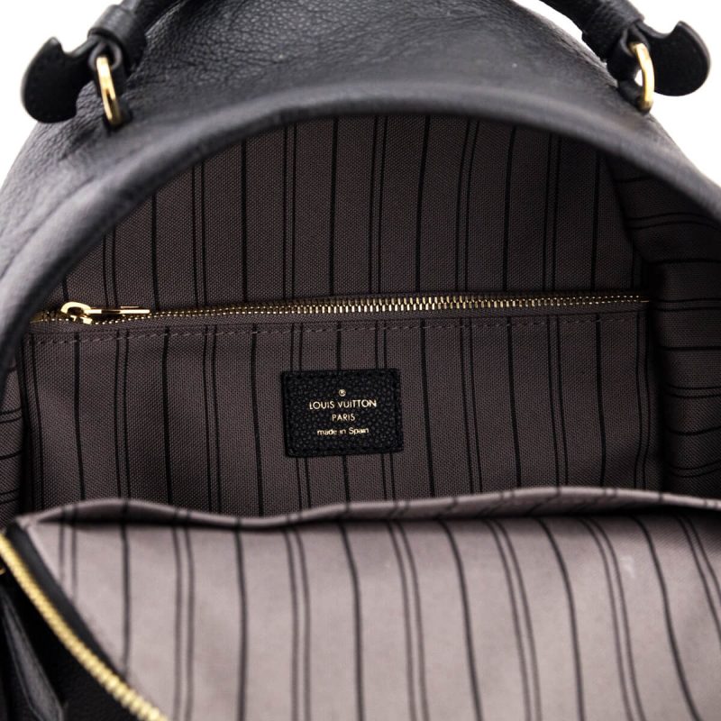 Louis Vuitton Black Monogram Empreinte Speedy 20 Bandouliere Bag - Image 6