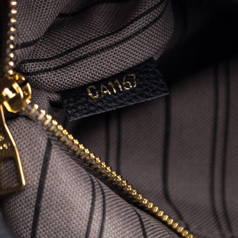 Louis Vuitton Black Monogram Empreinte Speedy 20 Bandouliere Bag - Image 9