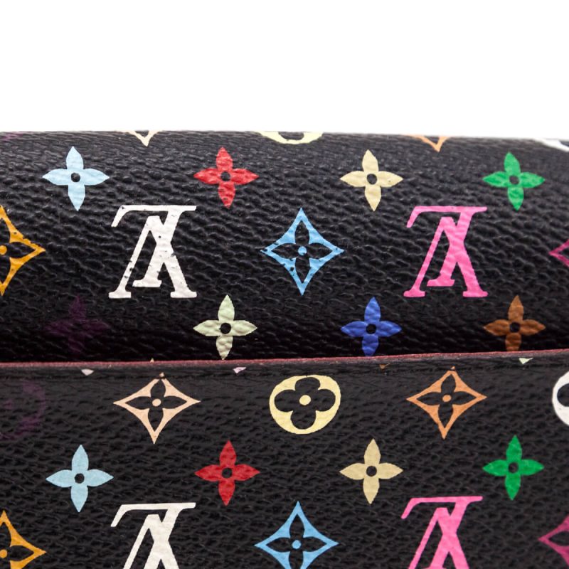 Louis Vuitton Black Monogram Petite Malle Bag - Image 5