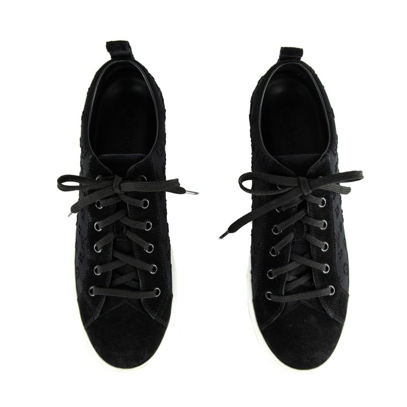 Louis Vuitton Black Suede Sandals - Image 2