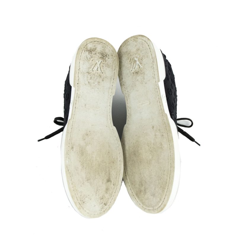 Louis Vuitton Black Suede Sandals - Image 6