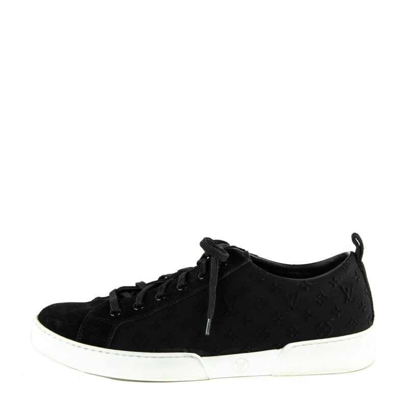 Louis Vuitton Black Suede Sandals - Image 5