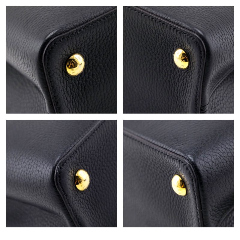 Louis Vuitton Black Taurillon City Steamer GM - Image 6