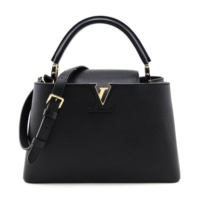 Louis Vuitton Black Taurillon City Steamer GM