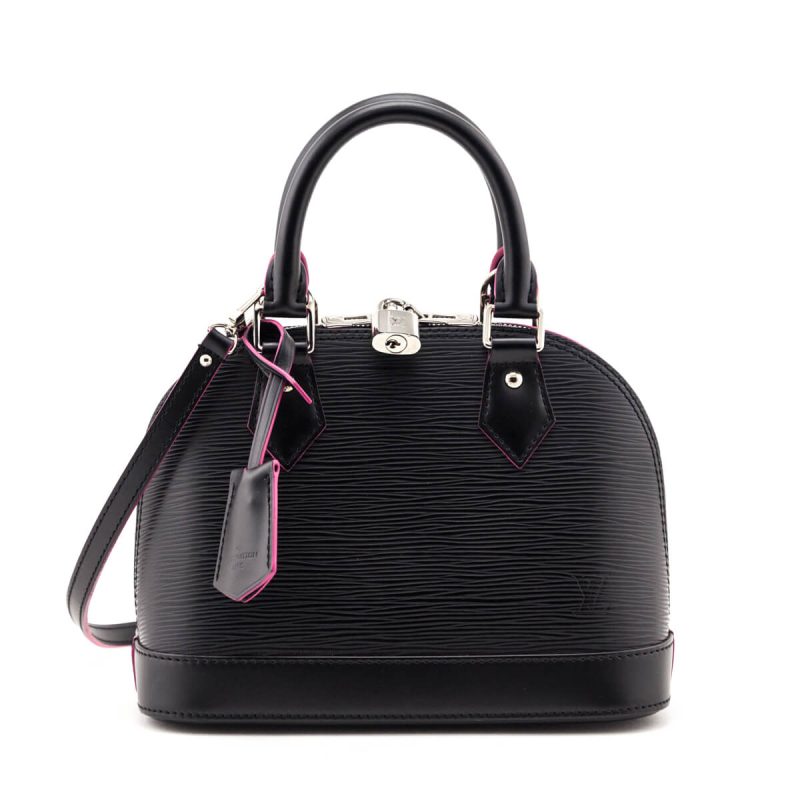 Louis Vuitton Black & Hot Pink Epi Saint Cloud NM