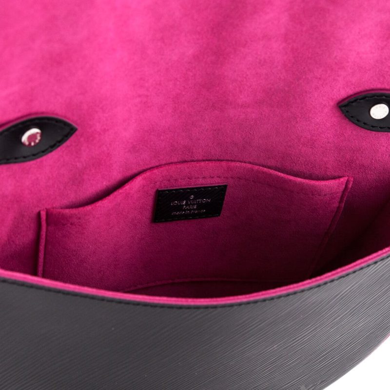 Louis Vuitton Black & Pink Rabbit Logo Scarf - Image 6