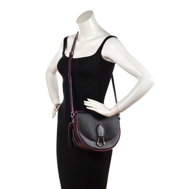 Louis Vuitton Black & Pink Rabbit Logo Scarf - Image 8