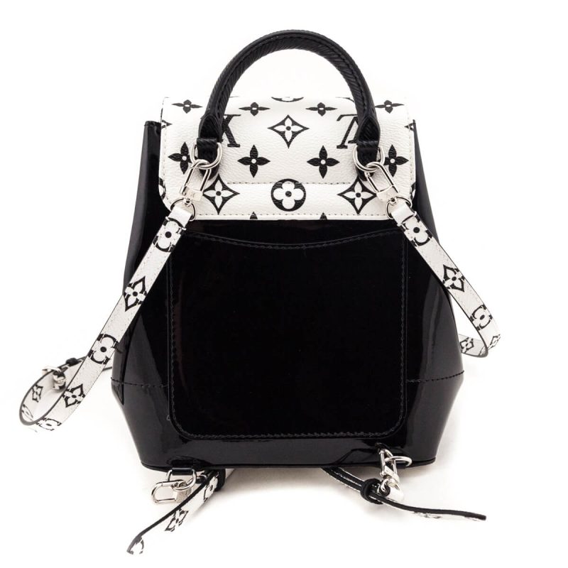 Louis Vuitton Black & White Nylon Jacquard Sporty Strap - Image 3