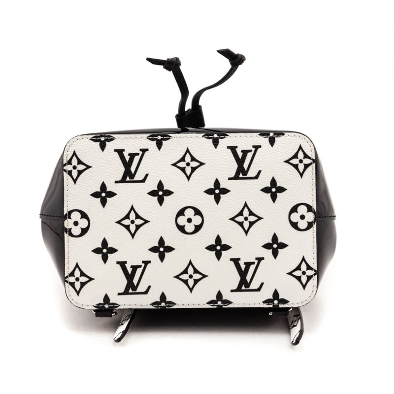 Louis Vuitton Black & White Nylon Jacquard Sporty Strap - Image 4